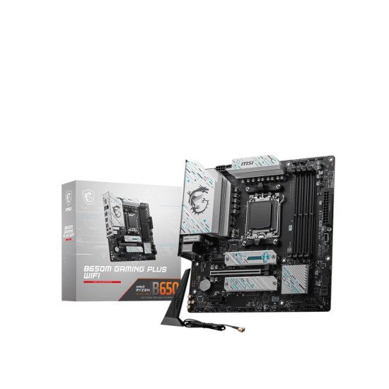 MSI B650M GAMING PLUS WIFI carte mère AMD B650 Emplacement AM5 micro ATX MSI B650M GAMING PLUS WIFI carte mère AMD B650 Emplacement AM5 micro ATX