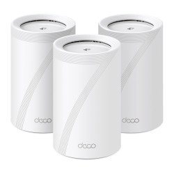 TP-Link Deco BE65 Tri-bande (2,4 GHz / 5 GHz / 6 GHz) Wi-Fi 7 (802.11be) Blanc 4 Interne TP-Link Deco BE65 Tri-bande (2,4 GHz / 5 GHz / 6 GHz) Wi-Fi 7 (802.11be) Blanc 4 Interne