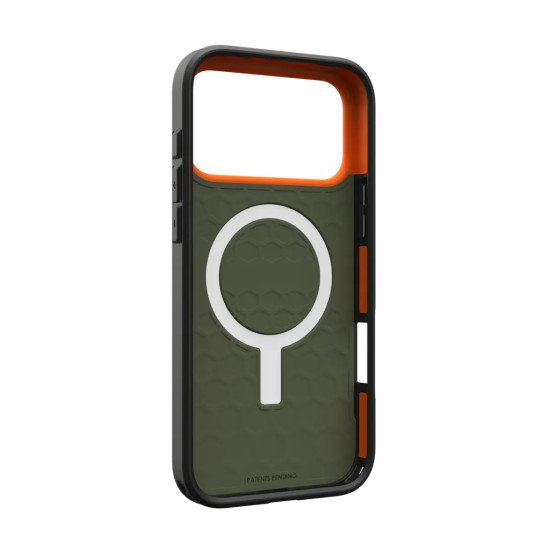 Urban Armor Gear Civilian coque de protection pour téléphones portables 17,5 cm (6.9") Housse Olive, Orange