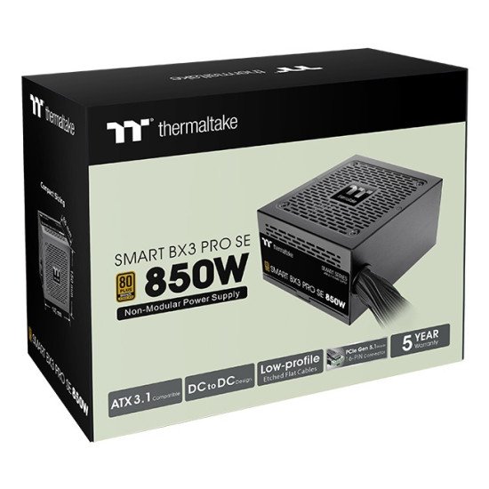 Thermaltake Smart BX3 Pro SE 850W unité d'alimentation d'énergie 24-pin ATX ATX Noir