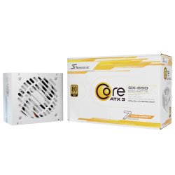Seasonic CORE GX-650 unité d'alimentation d'énergie 650 W 20+4 pin ATX ATX Blanc Seasonic CORE GX-650 unité d'alimentation d'énergie 650 W 20+4 pin ATX ATX Blanc