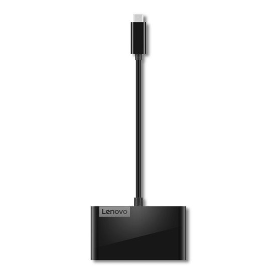 Lenovo GX91L84354 hub & concentrateur USB 3.2 Gen 1 (3.1 Gen 1) Type-C 625 Mbit/s Noir Lenovo GX91L84354 hub & concentrateur USB 3.2 Gen 1 (3.1 Gen 1) Type-C 625 Mbit/s Noir