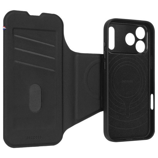 Decoded D26IPO17PDW3TSPK coque de protection pour téléphones portables 16 cm (6.3") Étui avec portefeuille Noir