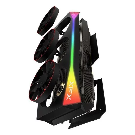 XFX Mercury Radeon RX 9070 XT OC Magnetic Air Edition RGB AMD 16 Go GDDR6 XFX Mercury Radeon RX 9070 XT OC Magnetic Air Edition RGB AMD 16 Go GDDR6