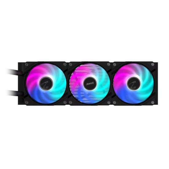 GIGABYTE AORUS WATERFORCE II 360 AIO Refroidisseur liquide pour processeur - 3x ventilateurs ARGB de 120 mm, mécanisme d'emboîtement, DAISY-CHAIN, compatible avec Intel LGA 1851 et AMD AM5 GIGABYTE AORUS WATERFORCE II 360 AIO Refroidisseur liquide pour processeur - 3x ventilateurs ARGB de 120 mm, mécanisme d'emboîtement, DAISY-CHAIN, compatible avec Intel LGA 1851 et AMD AM5