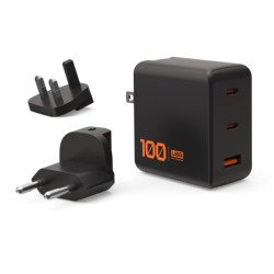 Urban Armor Gear 9B443811V4040 chargeur d'appareils mobiles Casques, Smartphone, Universel, Tablette, Ordinateur portable Noir, Orange Secteur Charge rapide Intérieure