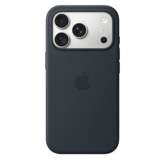 Apple Coque en silicone avec MagSafe pour iPhone 18 Pro - Bleu marine