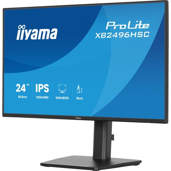 iiyama ProLite XB2496HSC-B1 écran PC 61 cm (24") 1920 x 1080 pixels Full HD LED Noir
