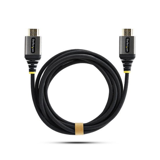 StarTech.com Câble HDMI Haute Vitesse Certifié Premium 3m (10ft), Ultra Flexible, 4K 60Hz/1440p 144Hz avec HDR10/ARC, 18Gbps, Cordon HDMI Tressé Haute Flexibilité