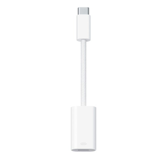 Apple MUQX3ZM/A changeur de genre de câble USB Type-C Lightning Blanc