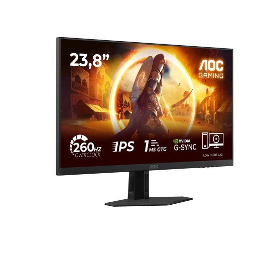 AOC G4 24G4ZRE écran PC 60,5 cm (23.8") 1920 x 1080 pixels Full HD LED Noir, Rouge