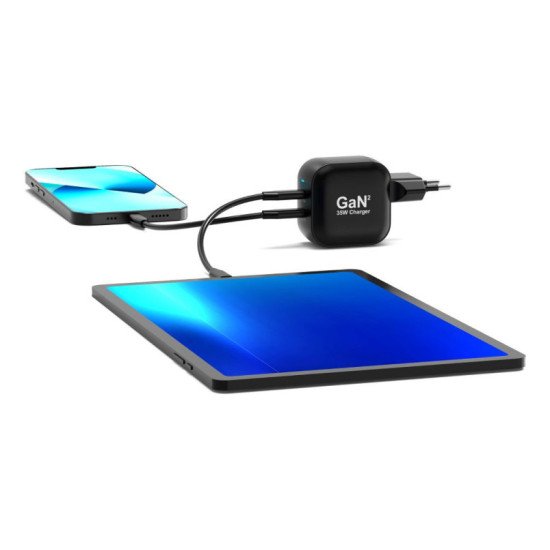 Port Designs 902035PEU chargeur d'appareils mobiles Universel Noir Secteur Charge rapide Intérieure