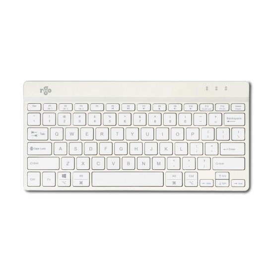 R-Go Tools Compact Break RGOCOUSWDWH clavier USB QWERTY Anglais Blanc