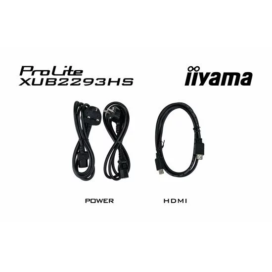 iiyama ProLite XUB2293HS-B6 écran PC 54,6 cm (21.5") 1920 x 1080 pixels Full HD LED Noir iiyama ProLite XUB2293HS-B6 écran PC 54,6 cm (21.5") 1920 x 1080 pixels Full HD LED Noir