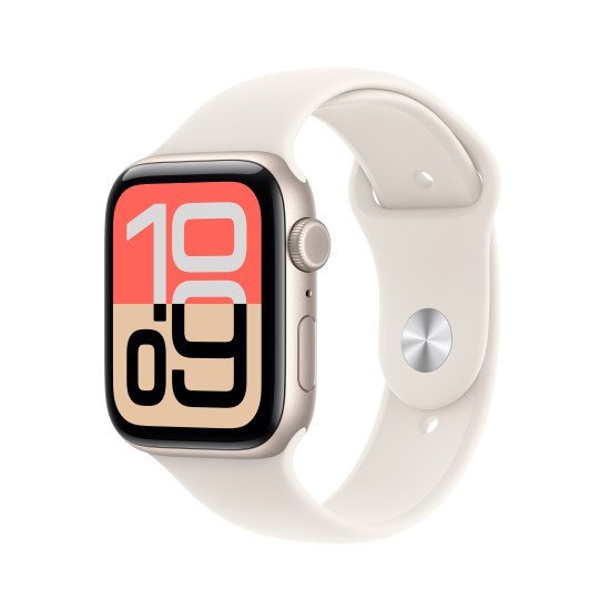 Apple Watch SE (3nd generation) OLED 44 mm Numérique 368 x 448 pixels Écran tactile 5G Beige Wifi GPS (satellite)