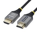 StarTech.com Câble HDMI Haute Vitesse Certifié Premium 3m (10ft), Ultra Flexible, 4K 60Hz/1440p 144Hz avec HDR10/ARC, 18Gbps, Cordon HDMI Tressé Haute Flexibilité