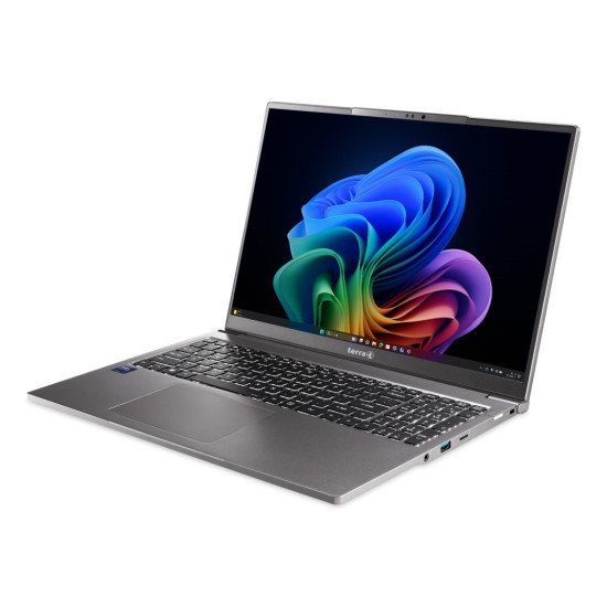 TERRA US1220846 laptop Copilot+ PC Intel Core Ultra 7 258V Netbook 40,6 cm (16") WQXGA 32 Go DDR5-SDRAM 1 To SSD Wi-Fi 7 (802.11be) Windows 11 Pro Gris