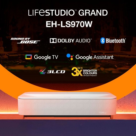 Epson EH-LS970W 4000 ANSI lumens 3LCD UHD 4K (3840x2160) Blanc