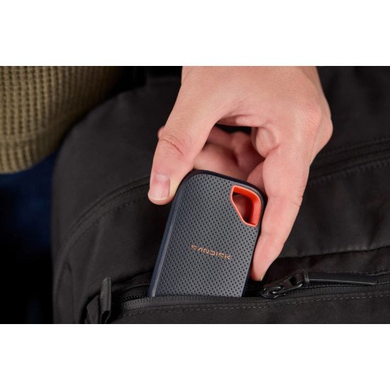 SanDisk Extreme Portable SSD (V3) 1 To USB Type-C USB 3.2 Gen 2x2 Rouge, Bleu
