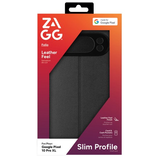 ZAGG Folio coque de protection pour téléphones portables 17 cm (6.7") Noir ZAGG Folio coque de protection pour téléphones portables 17 cm (6.7") Noir