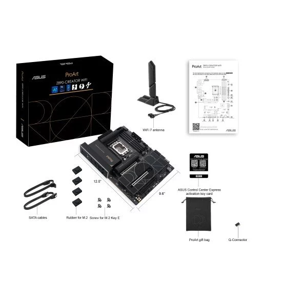 ASUS PROART Z890-CREATOR WIFI Intel Z890 LGA 1851 (Socket V1) ATX ASUS PROART Z890-CREATOR WIFI Intel Z890 LGA 1851 (Socket V1) ATX