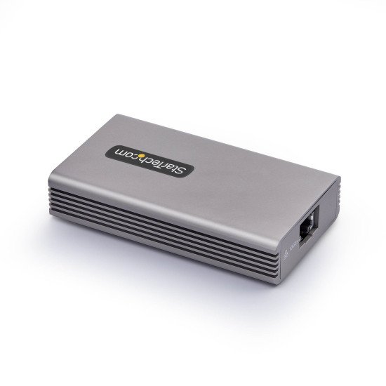 StarTech.com Adaptateur USB4 vers Ethernet, 10GbE, Multi-Gigabit, Compatible Thunderbolt, Carte Réseau 10GBASE-T/5G/2,5G, Adaptateur Ethernet 10G, Câble USB4 de 0,5m, Win/Mac, TAA