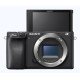 Sony α ILCE-6400AM 1/1.6" MILC 24,2 MP CMOS 6000 x 4000 pixels Noir