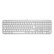 Logitech Master MX Keys S for Mac clavier Bureau RF sans fil + Bluetooth AZERTY Français Aluminium, Blanc