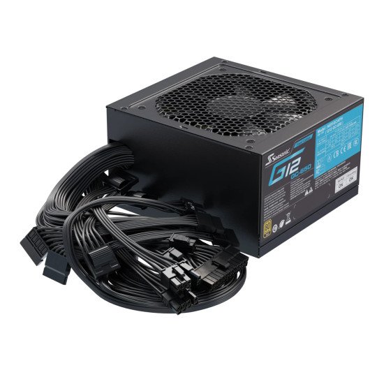 Seasonic Netzteil 650W G12 GC-650 80+Gold unité d'alimentation d'énergie ATX Noir Seasonic Netzteil 650W G12 GC-650 80+Gold unité d'alimentation d'énergie ATX Noir