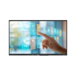 Philips 75BDL4252E/00 Écran d'affichage dynamique Écran plat de signalisation numérique 190,5 cm (75") LCD Wifi 400 cd/m² 4K Ultra HD Noir Écran tactile Intégré dans le processeur Android 14 18/7