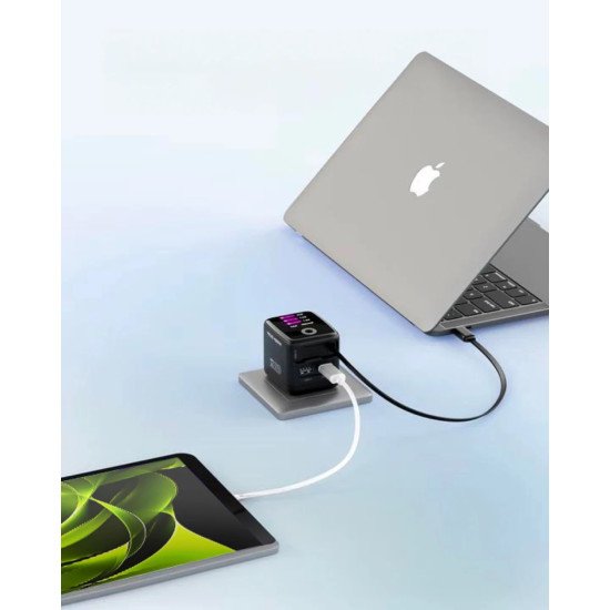 Mobile Origin MO-65WDCH-PW3 chargeur d'appareils mobiles Universel Noir Secteur Charge rapide Intérieure