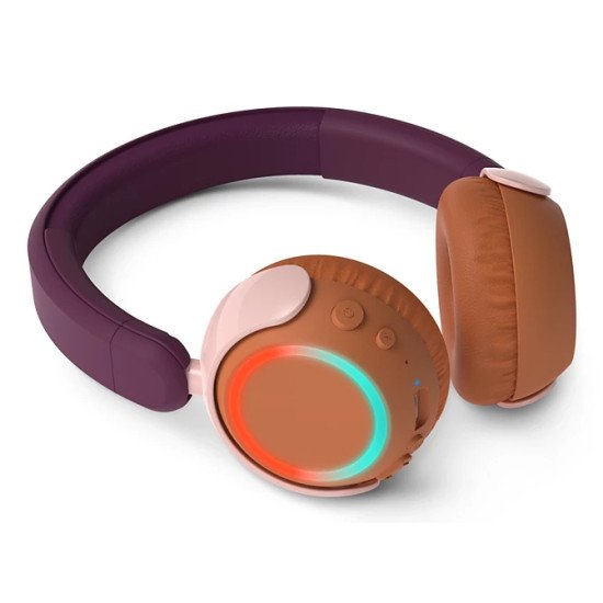 Philips 4000 series TAK4200MP/00 casque Sans fil Arceau Appels/Musique Bluetooth Orange, Violet, Rose