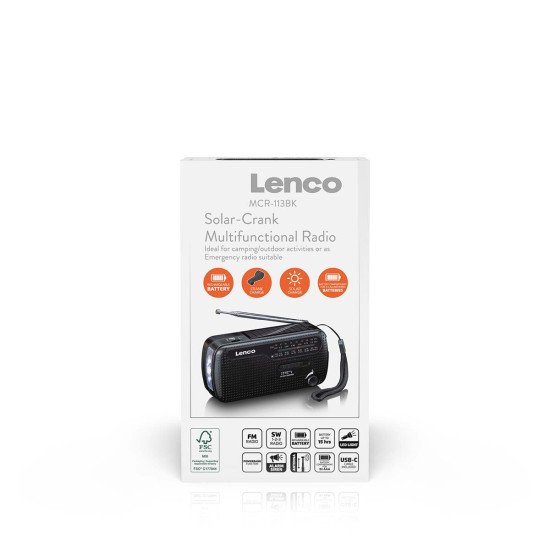 Lenco MCR-113BK Radio portable Noir