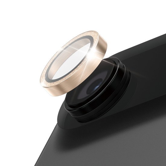PanzerGlass ® Hoops® Camera Lens Protector Glitter Gold iPhone Air Protection d'écran transparent Apple 1 pièce(s)