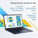 ASUS Vivobook 17 X1704VA-AU5NDW Intel Core 5 120U Ordinateur portable 43,9 cm (17.3") Full HD 16 Go DDR5-SDRAM 512 Go SSD Wi-Fi 6 (802.11ax) Windows 11 Home Belge Bleu