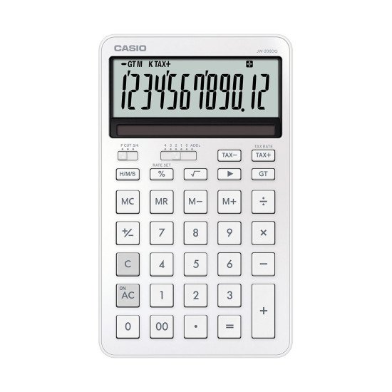 Casio JW-200DQ calculatrice Bureau Calculatrice basique Blanc