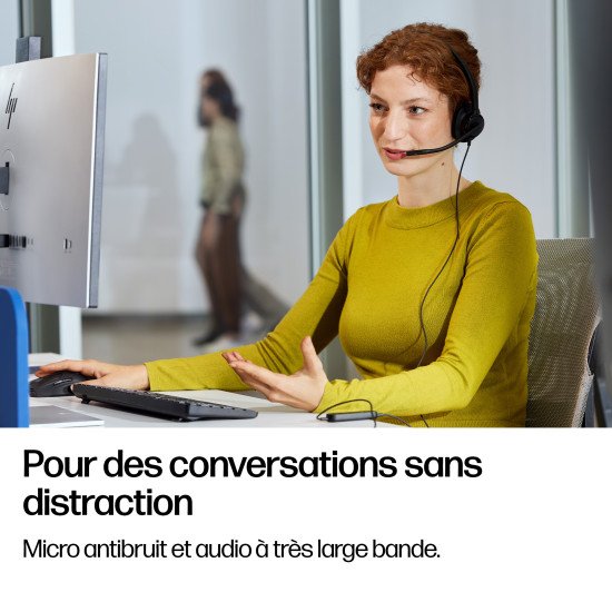 HP Poly Micro-casque filaire USB binaural Mission 425 Classic