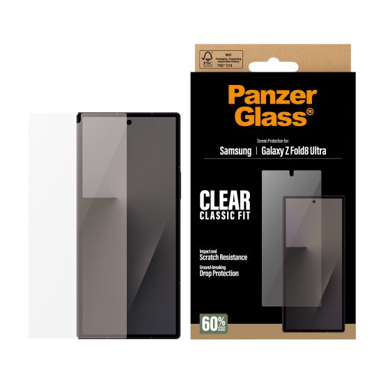 PanzerGlass ® Sub Screen Protector Samsung Galaxy Z Fold8 Ultra | Classic Fit Protection d'écran transparent 1 pièce(s)