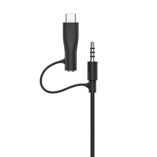 Belkin SoundForm Mini Casque Avec fil Arceau Appels/Musique USB Type-C Noir