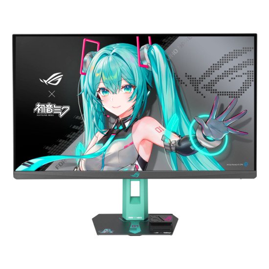 ASUS ROG Strix XG27ACMEG-G Hatsune Miku Edition écran PC 68,6 cm (27") 2560 x 1440 pixels Wide Quad HD LCD Multicolore