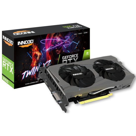 Inno3D GeForce RTX 3050 Twin X2 NVIDIA 8 Go GDDR6