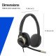 HP Poly Micro-casque filaire USB binaural Mission 825