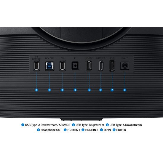 Samsung G75F écran PC 94 cm (37") 3840 x 2160 pixels 4K Ultra HD LCD Noir Samsung G75F écran PC 94 cm (37") 3840 x 2160 pixels 4K Ultra HD LCD Noir