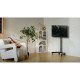 Manhattan Chariot pour TV/moniteurs, écrans 13"–42", Compatibilité VESA : de 75x75 à 200x200 mm (vérifiez les dimensions des quatre trous de fixation à l'arrière), charge max. 20 kg, 6 hauteurs, support