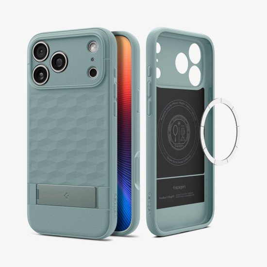 Spigen Parallax S (MagFit) coque de protection pour téléphones portables 17,5 cm (6.9") Housse Vert