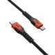 Urban Armor Gear Kevlar câble USB USB 2.0 1,5 m USB C 0,48 Gbit/s 140 W Noir, Orange