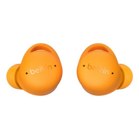 Belkin SoundForm Isolate Casques Sans fil Ecouteurs Appels/Musique/Sport/Au quotidien USB Type-C Bluetooth Orange