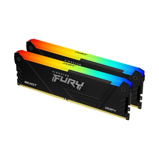 Kingston Technology FURY Beast RGB module de mémoire 16 Go 2 x 8 Go DDR4 3200 MHz