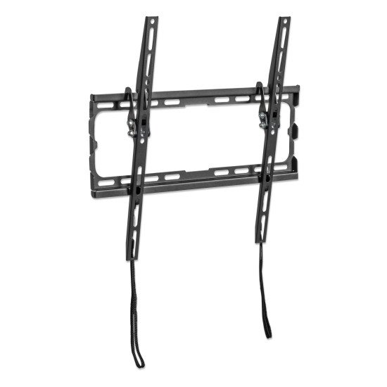 Manhattan Support mural pour TV/moniteurs (inclinable), écrans 32" à 55", Compatibilité VESA : de 200x200 à 400x400 mm (vérifiez les dimensions des quatre trous de fixation à l'arrière), charge max. 35 kg, noir