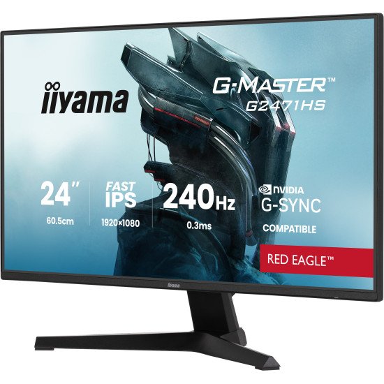 iiyama G-MASTER G2471HS-B1 écran PC 61 cm (24") iiyama G-MASTER G2471HS-B1 écran PC 61 cm (24")
